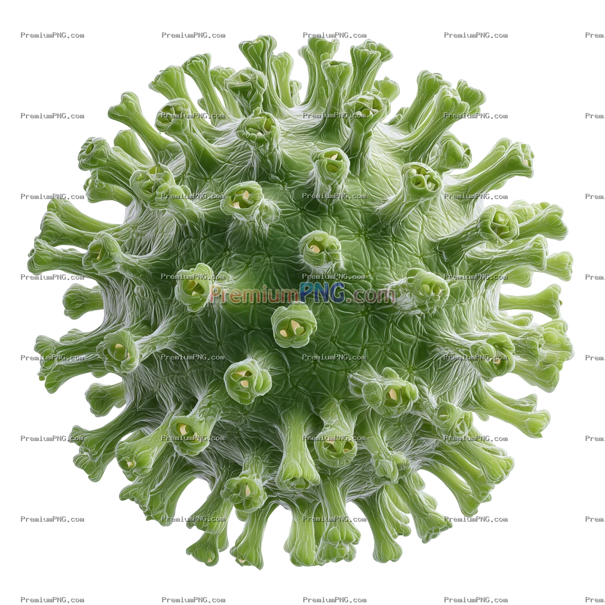 3d green virus
