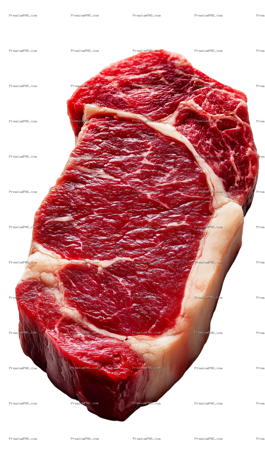 A raw Cowboy steak on a white background, high-resolution photography, high-quality photo, high deta
