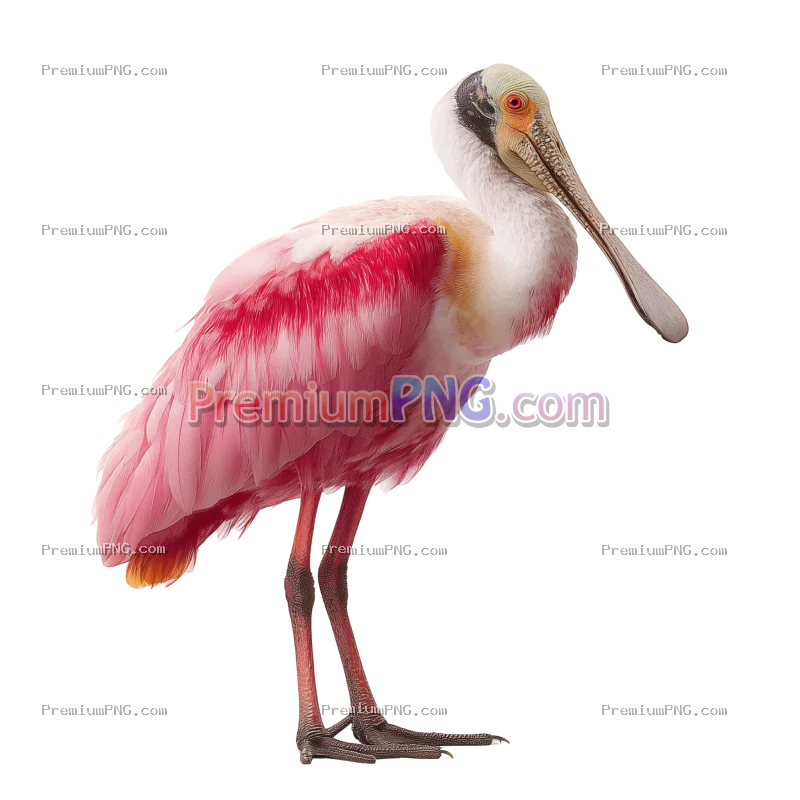 a roseate spoonbill transparent png
