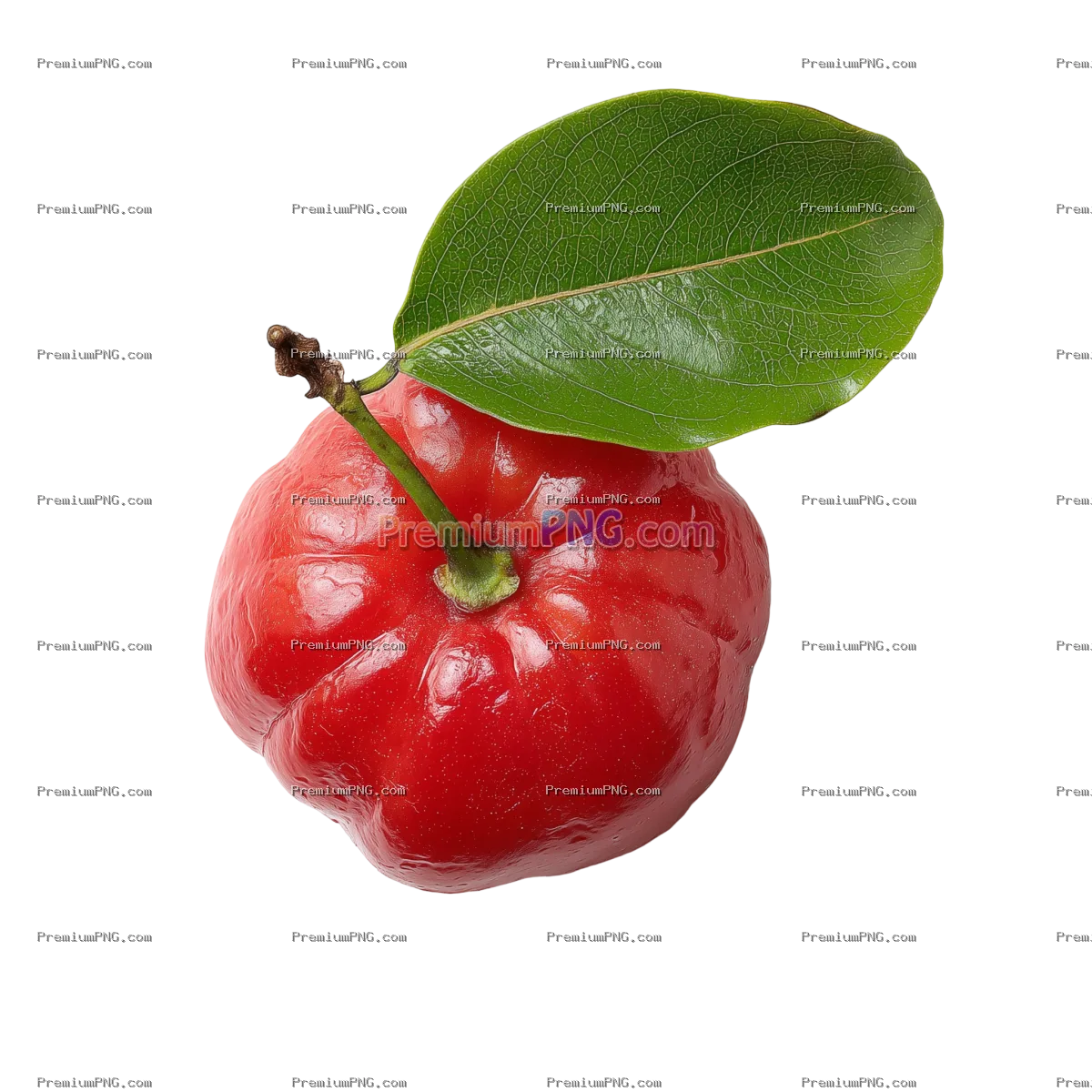 acerola on white background