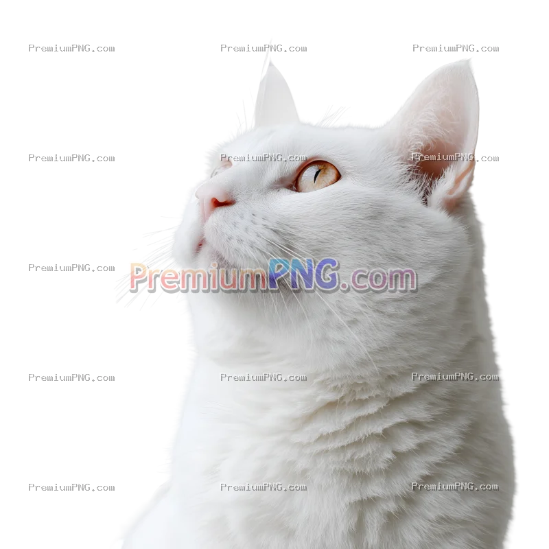 Adorable Ginger Kitten in Joyful Pose Isolated on Transparent Background