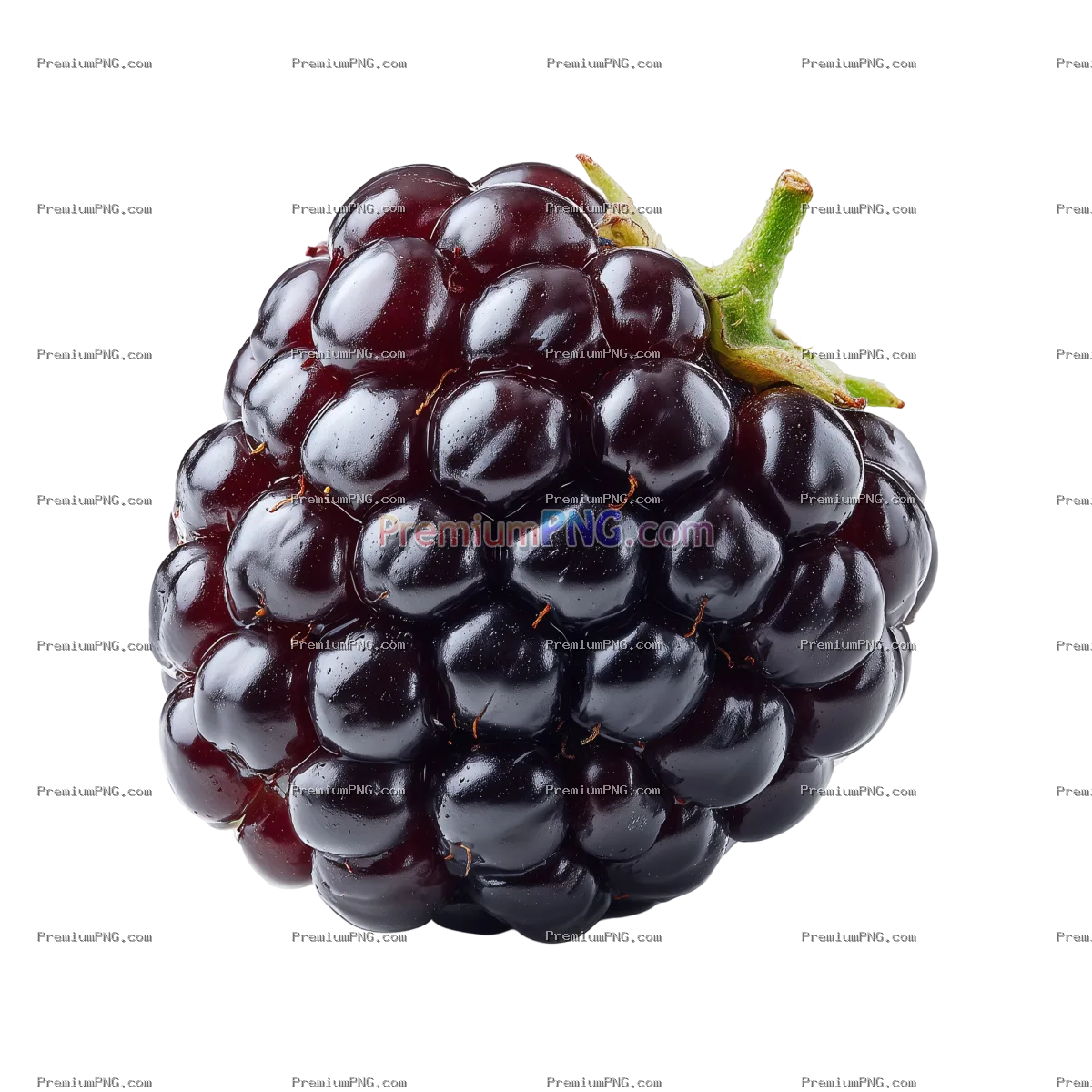 blackberry isolated on white background
