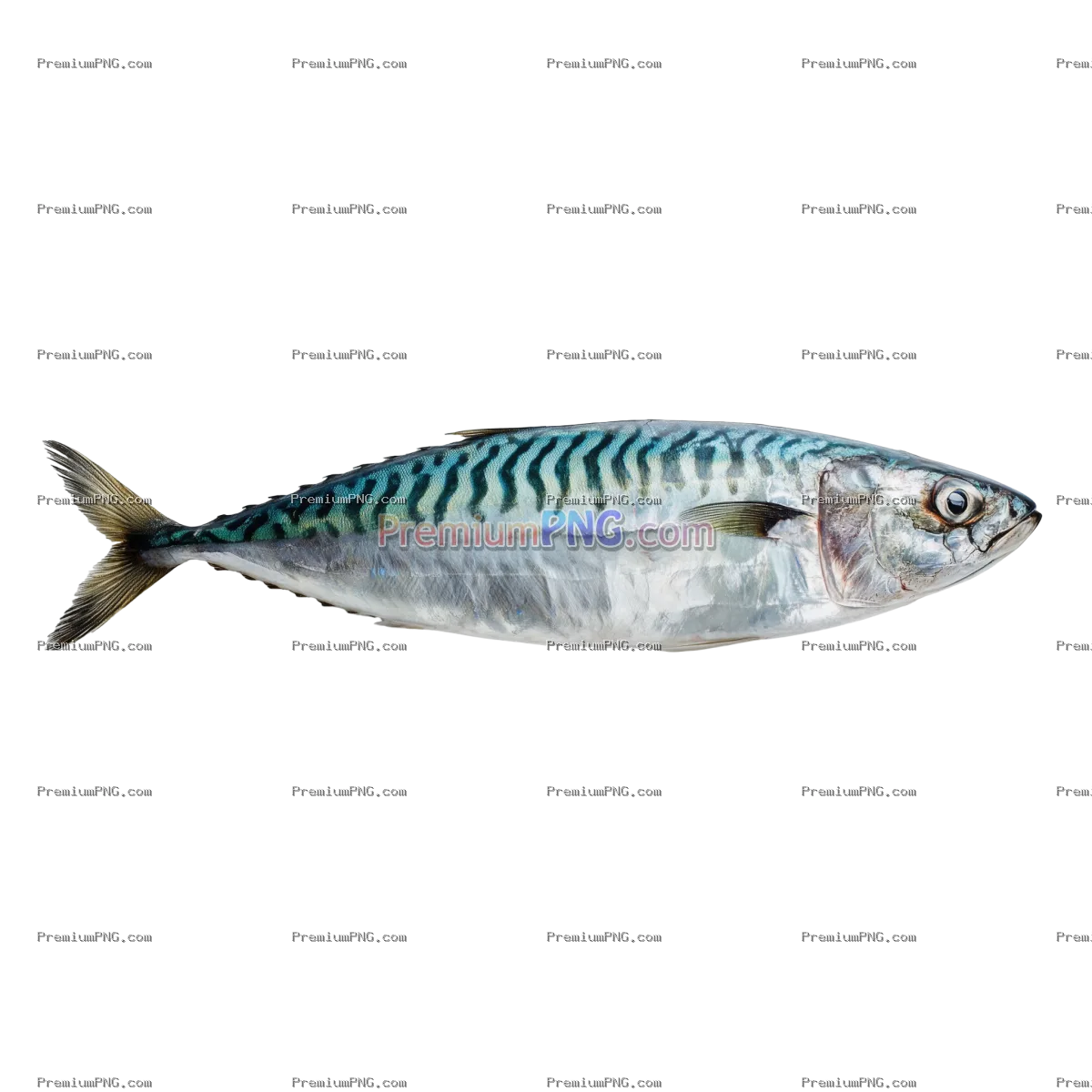 Fresh Mackerel Fish Stock Photo | Transparent Background PNG, WEBP, JPG