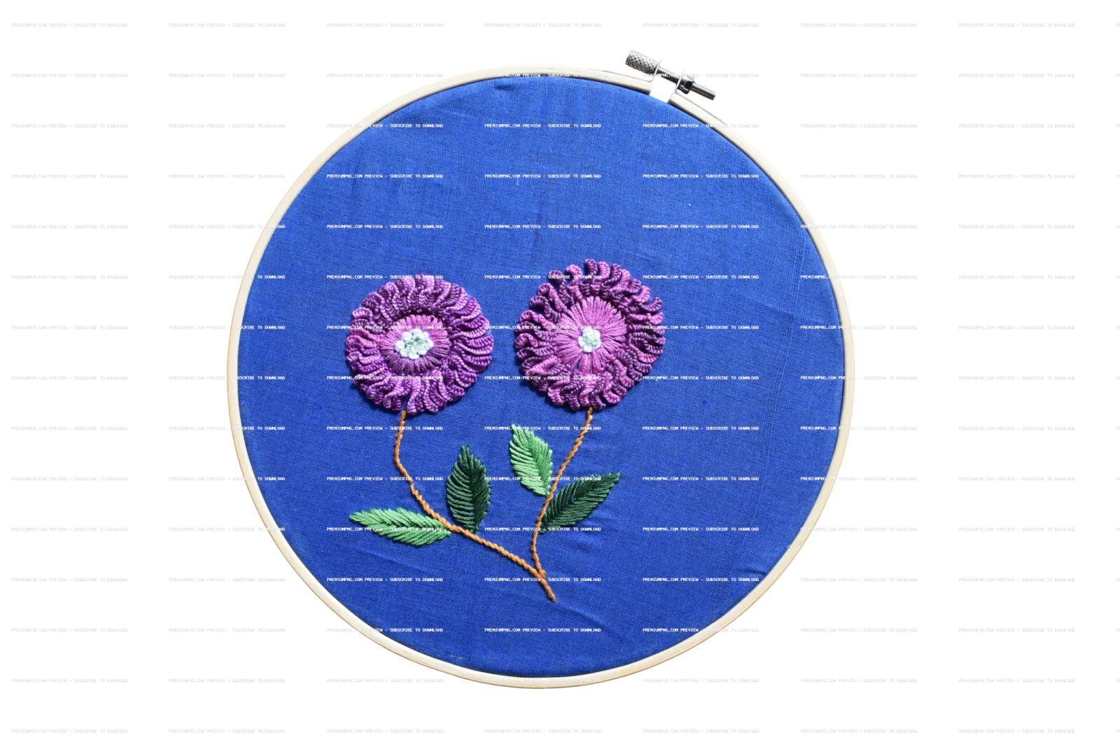 Hand embroidery flower design