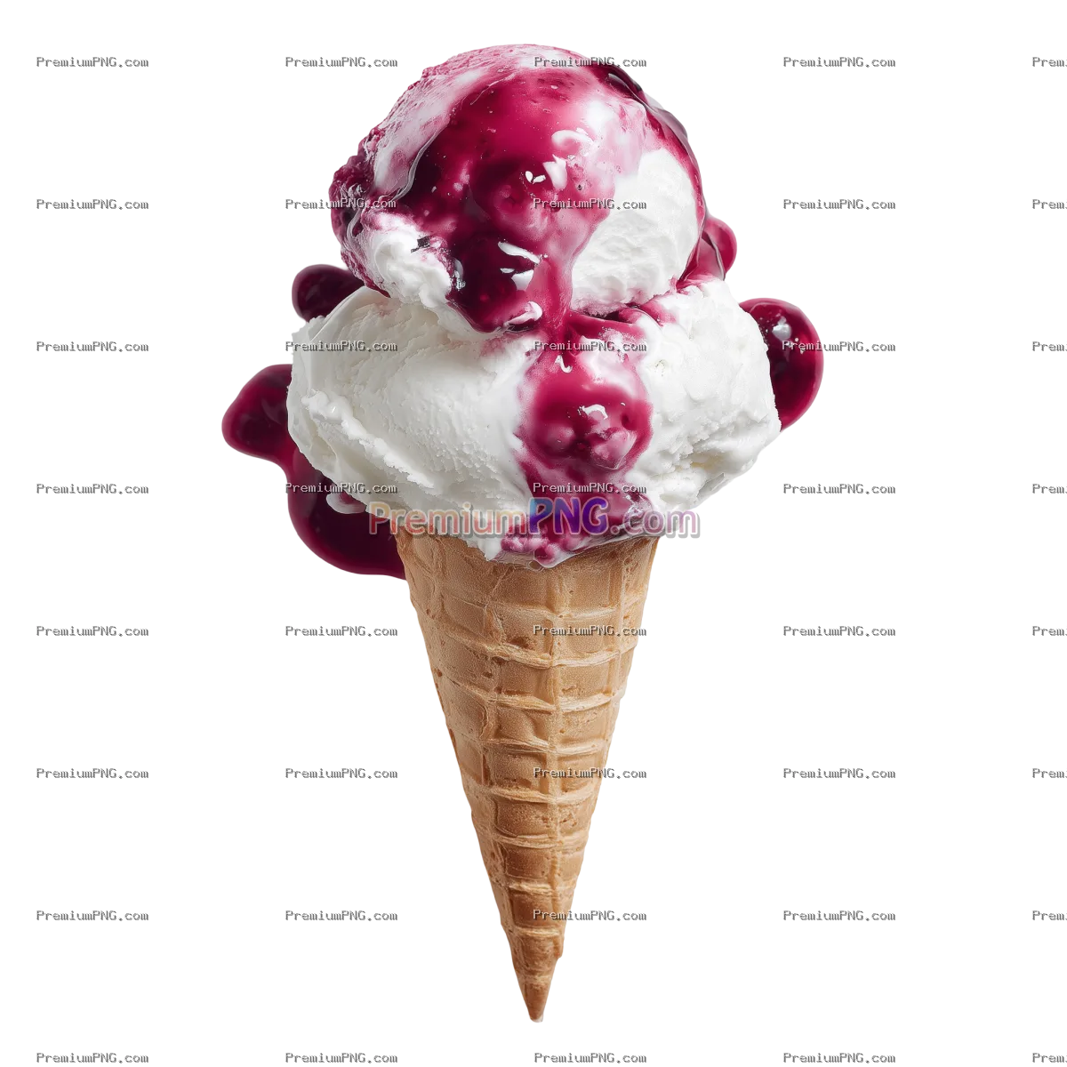 icecream on a white background