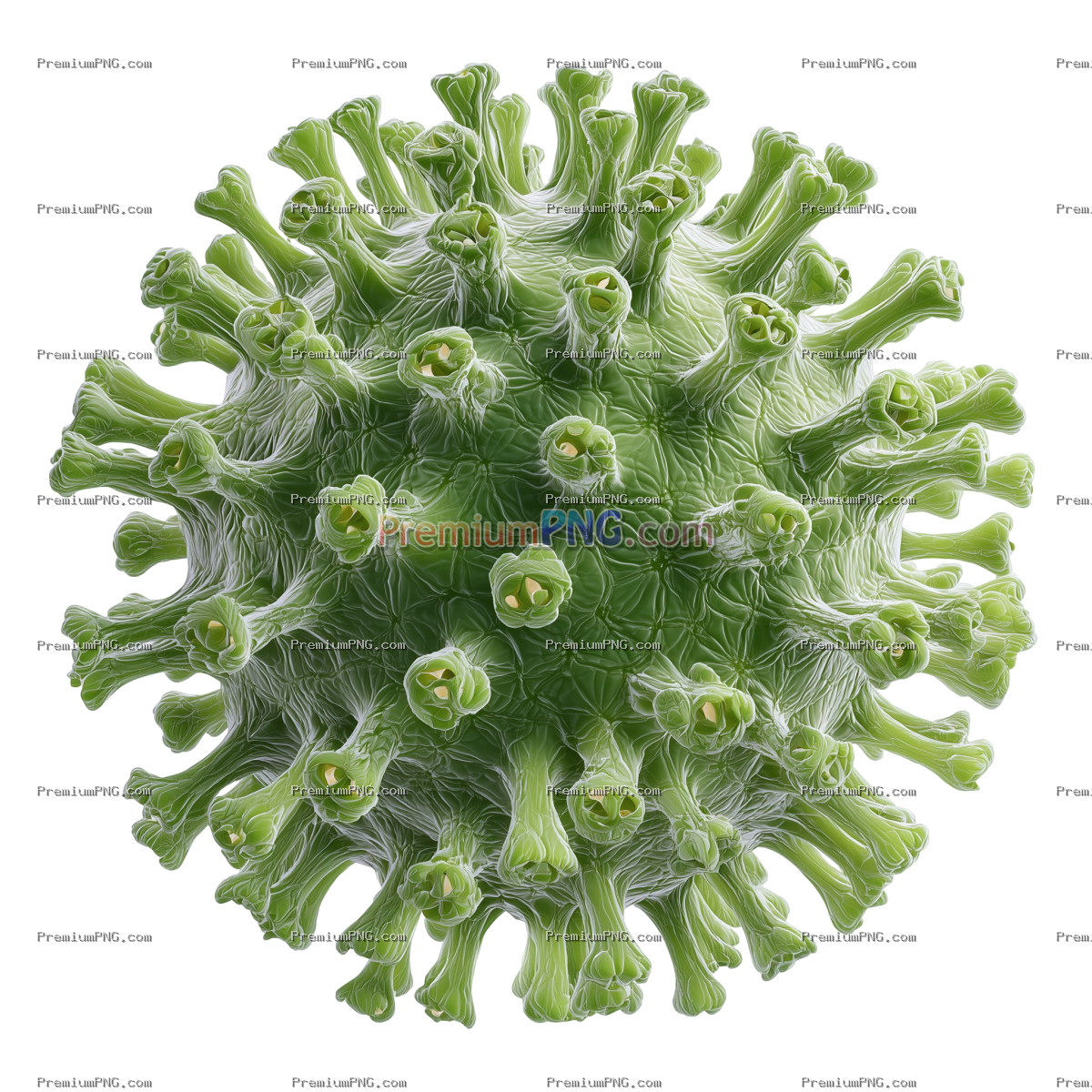 3d green virus