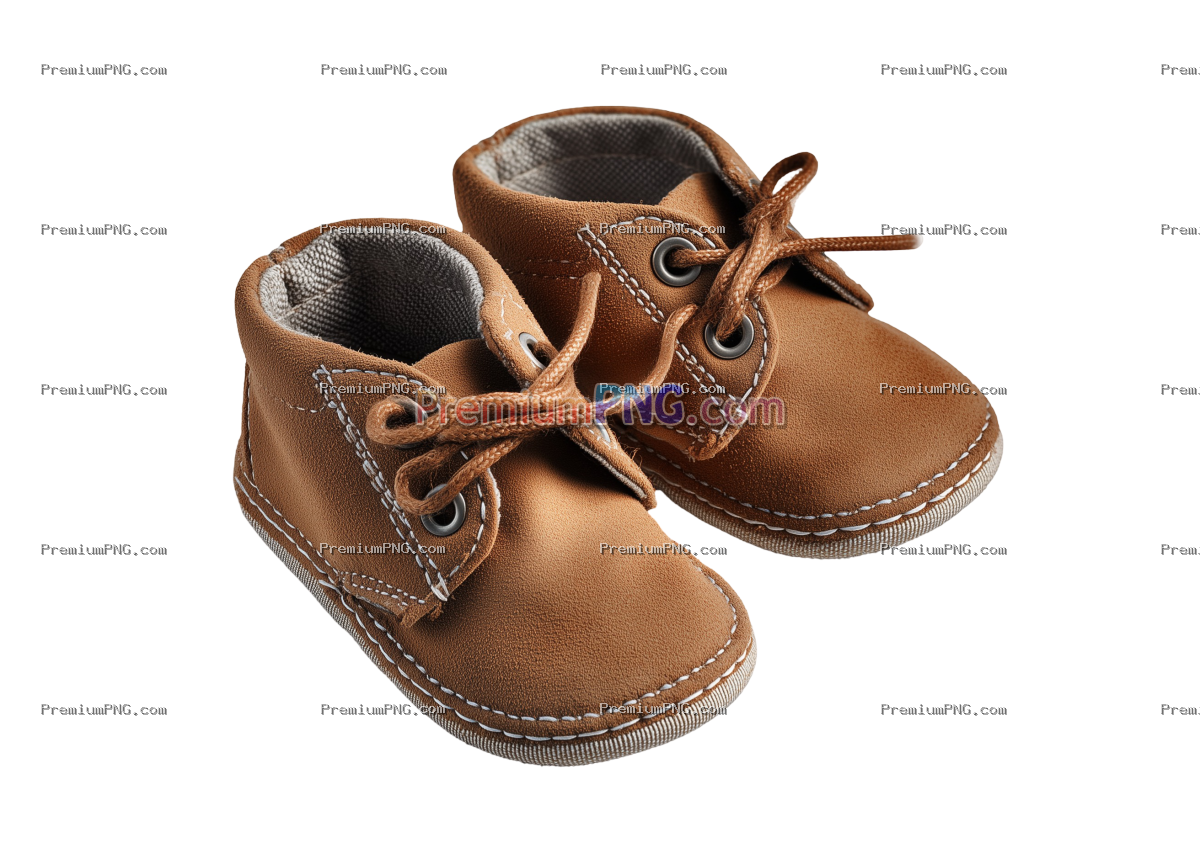 baby shoes, isolated on transparent background