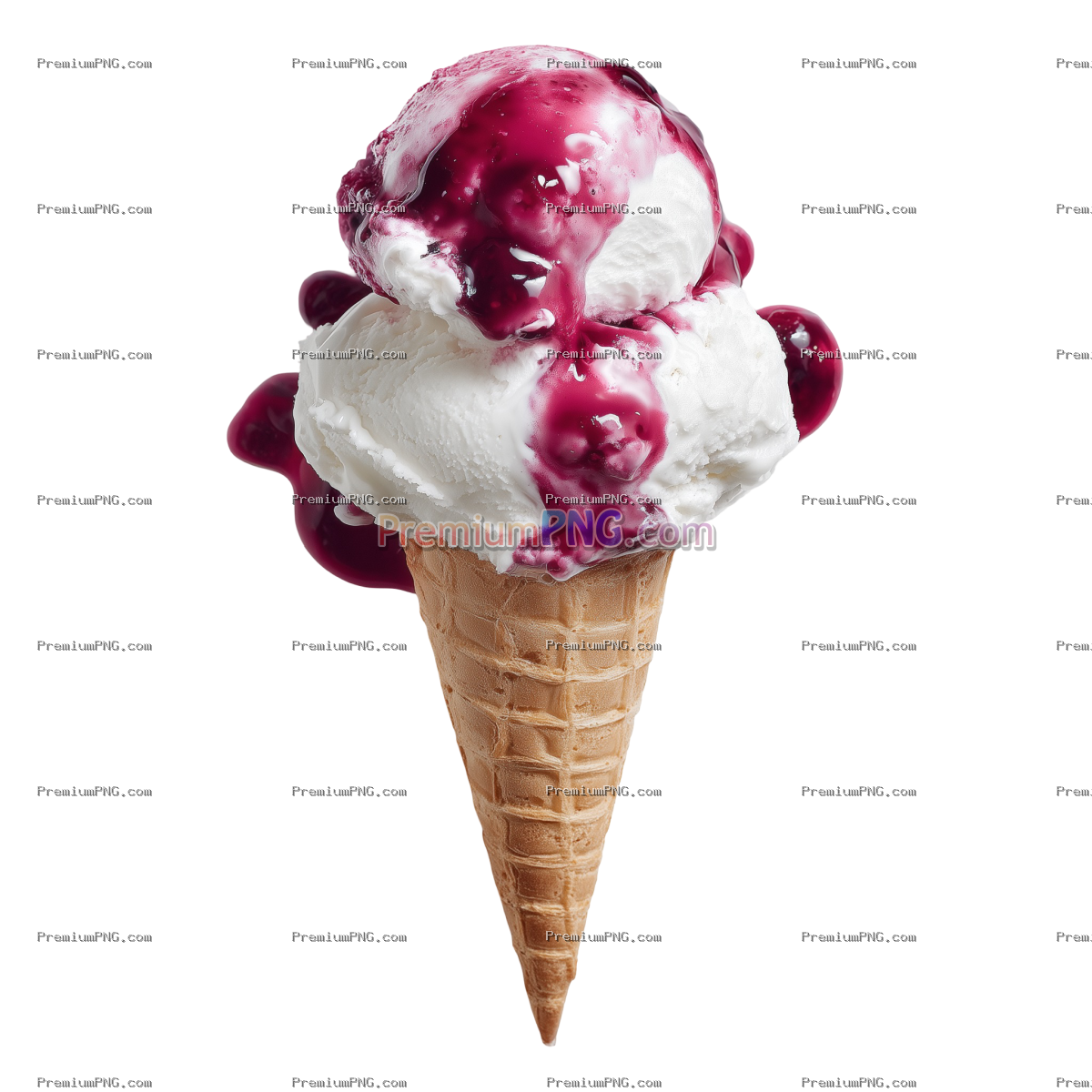 icecream on a white background