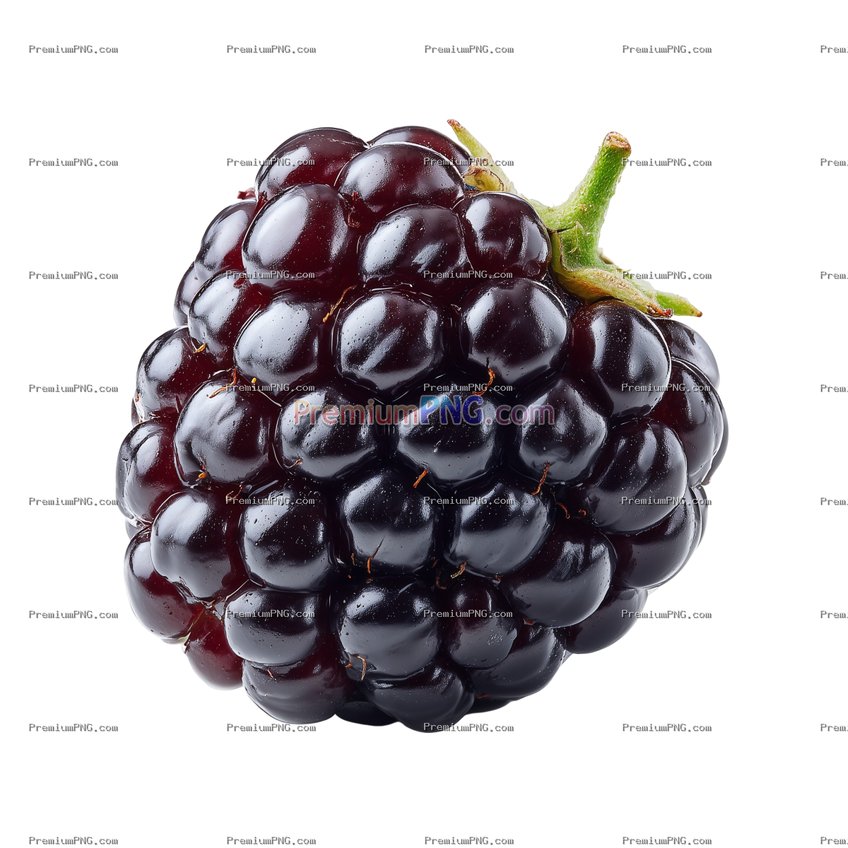 blackberry isolated on white background