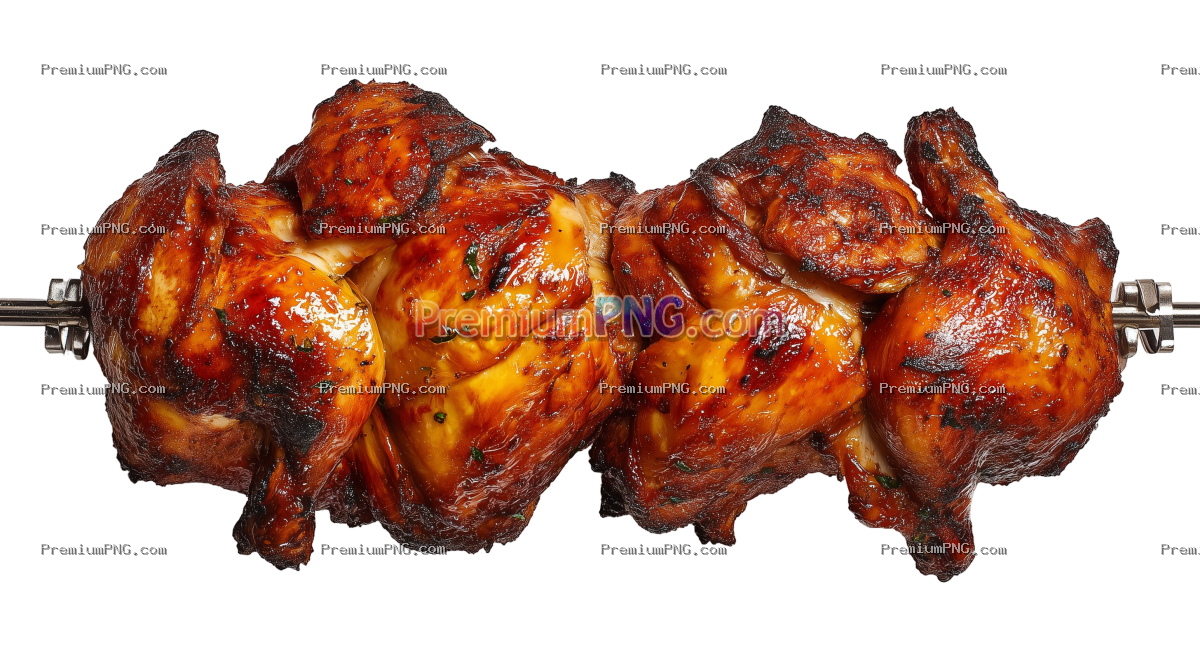 Pollo a la brasa on transparent background