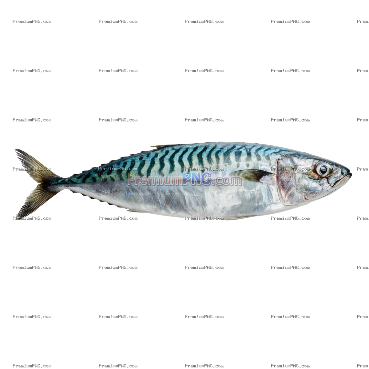 Fresh Mackerel Fish Stock Photo | Transparent Background PNG, WEBP, JPG