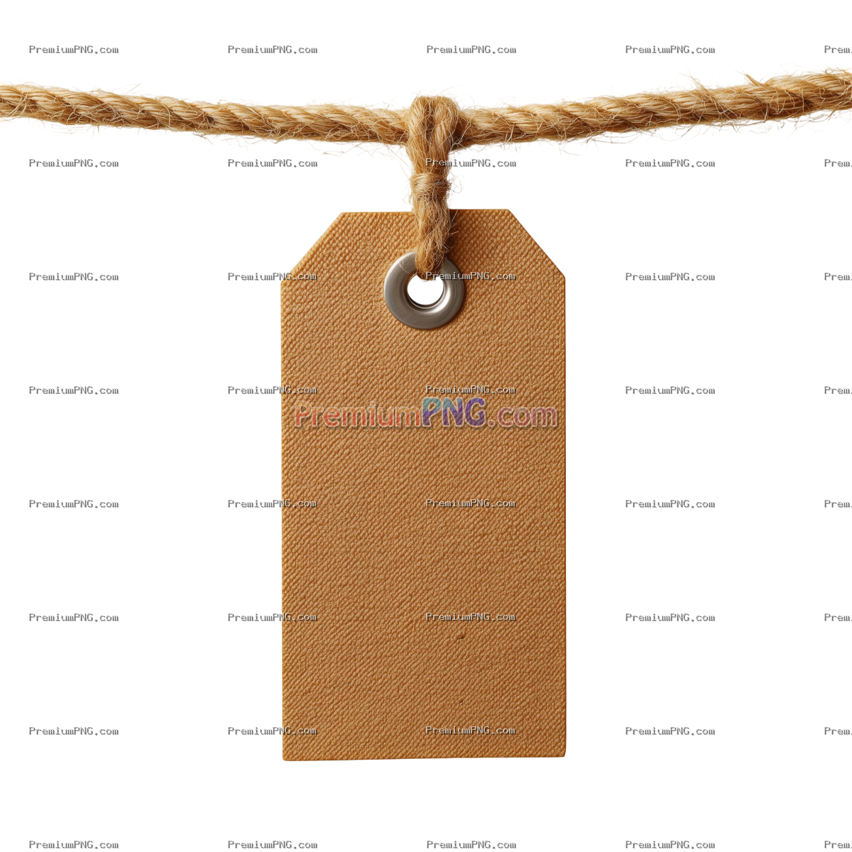 Isolated Empty Shopping Tag PNG, JPG, WebP | Transparent Background