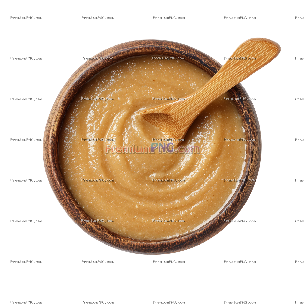 Organic Miso Isolated on transparent Background