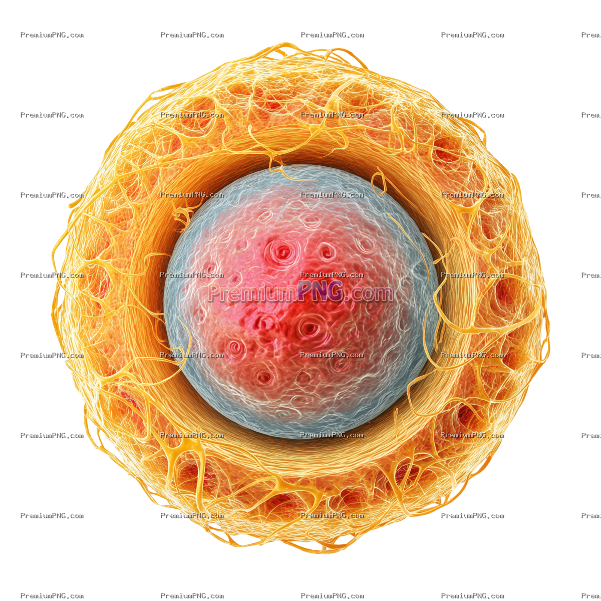 Peroxisome Cellular Organelle Structure Diagram PNG on Transparent Background