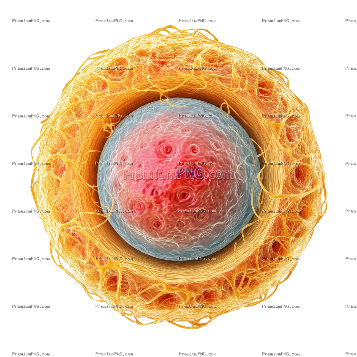 Peroxisome Cellular Organelle Structure Diagram PNG on Transparent Background
