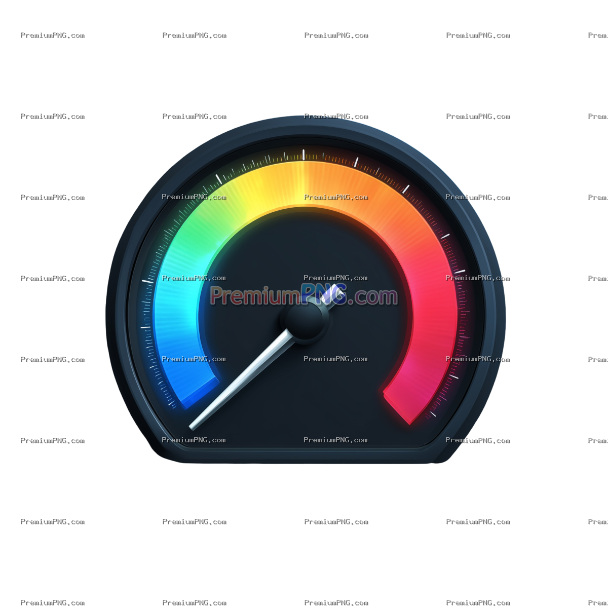 Speedometer Scale of Emotions PNG & ICO Icon Set for Graphic Design
