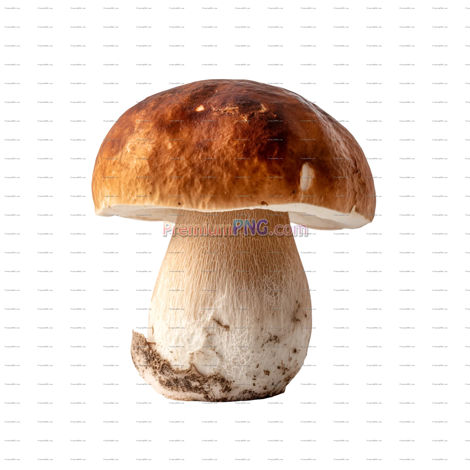 Fresh Porcini Mushroom Isolated on White Background | Premium png