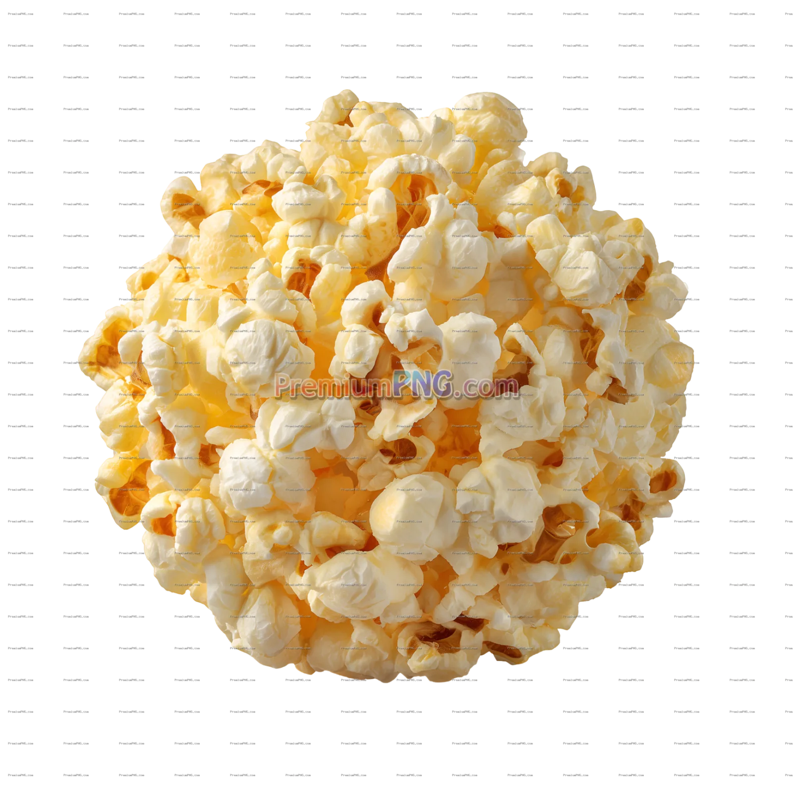 Fluffy Popcorn Ball Transparent PNG Image