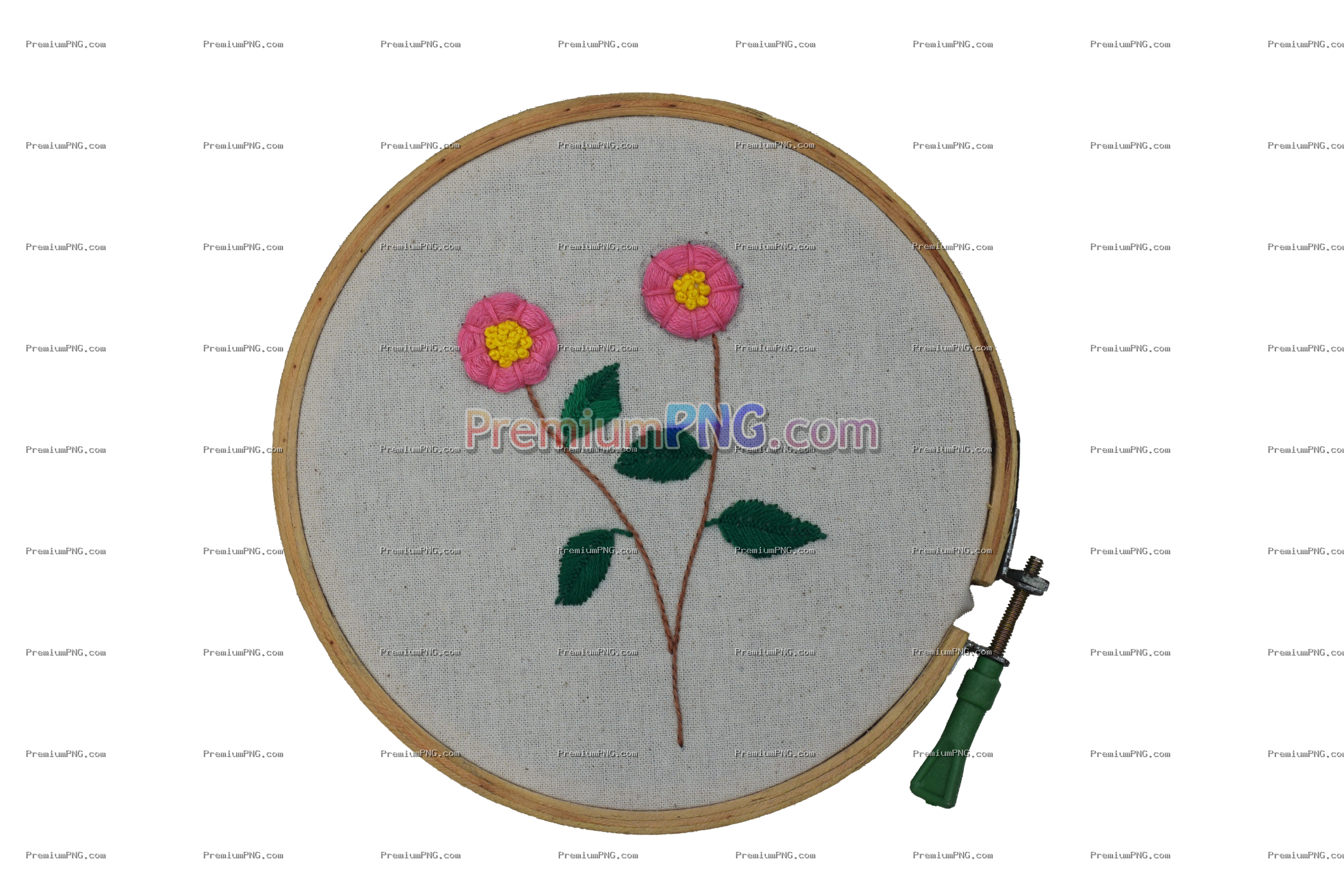 Hand embroidery flower Art - Exclusive Image
