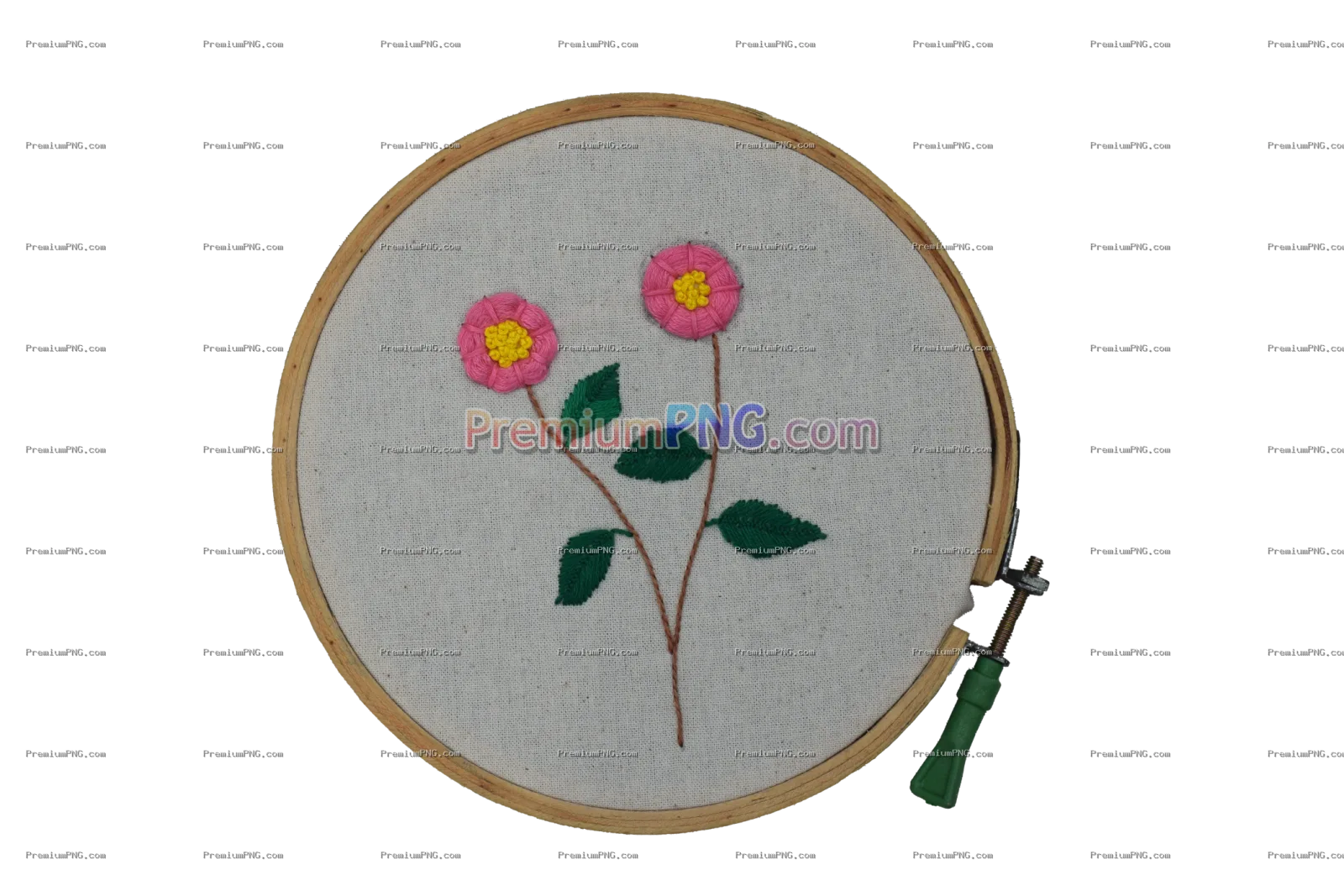 Hand embroidery flower Art - Exclusive Image