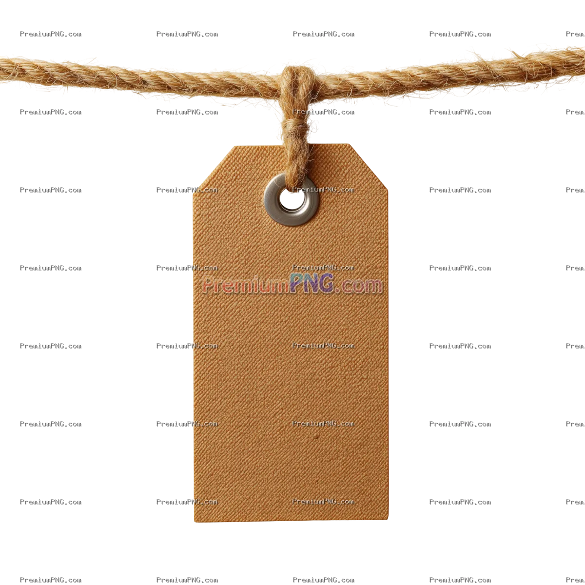 Isolated Empty Shopping Tag PNG, JPG, WebP | Transparent Background