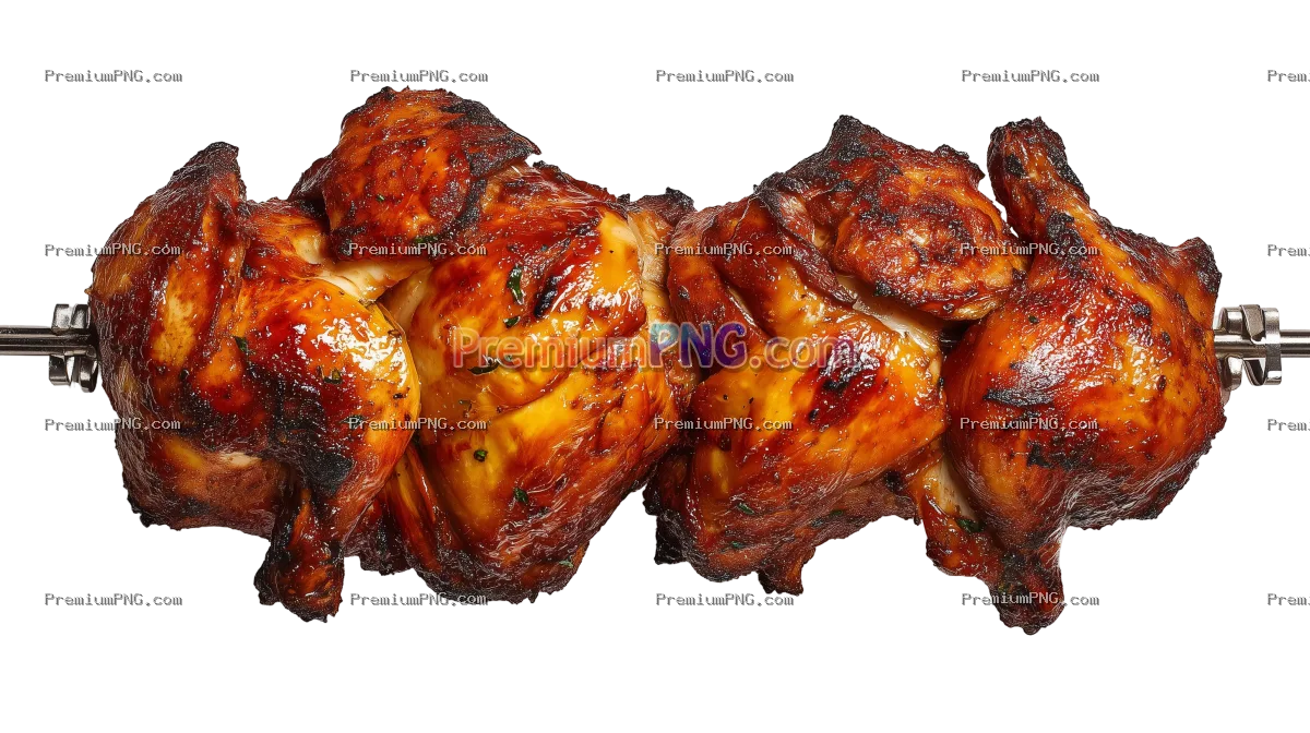 Pollo a la brasa on transparent background