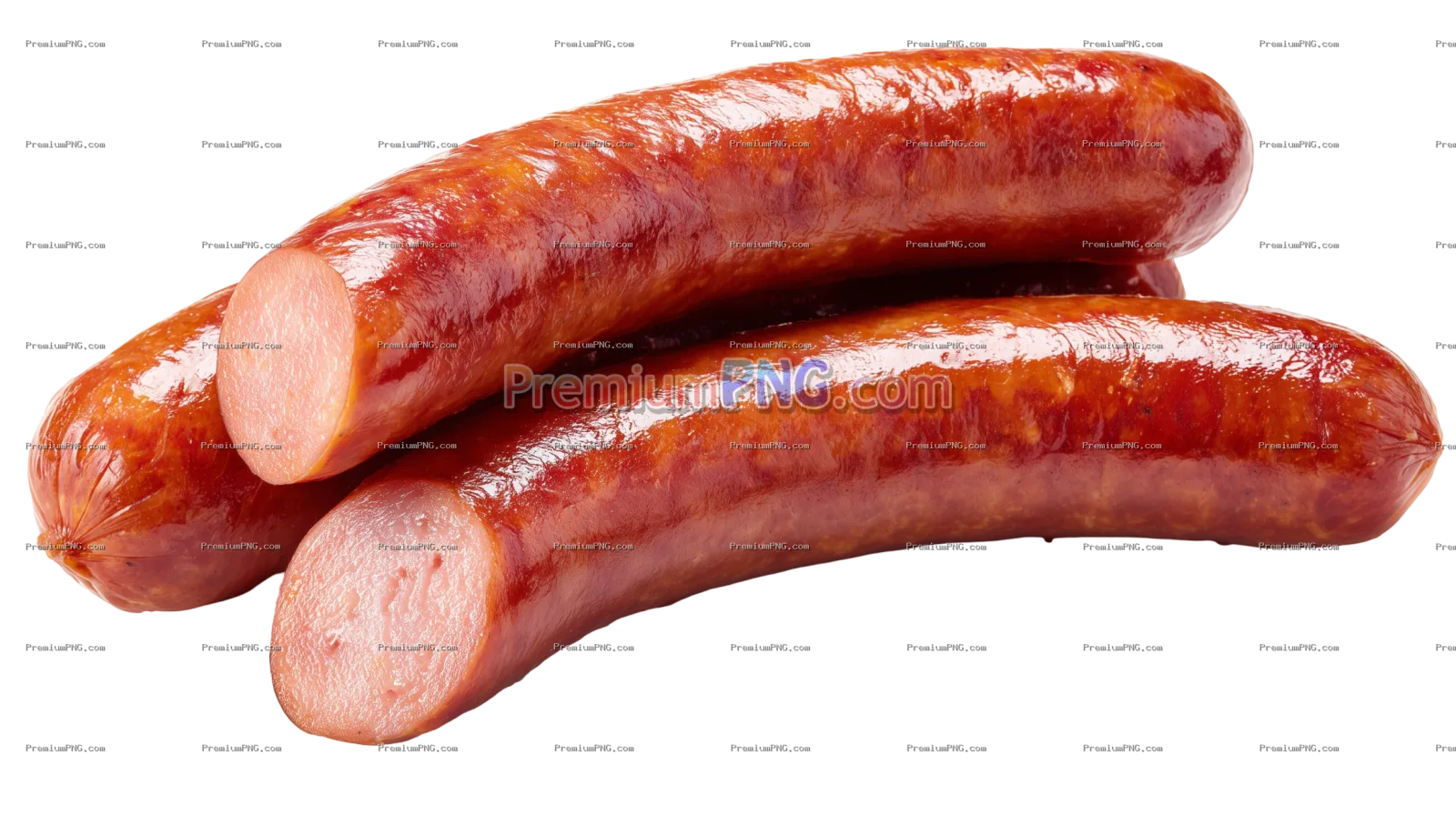 Wurst isolated on transparent background