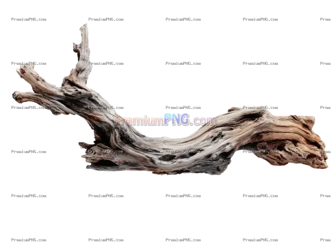 A dead wood, white background, clean background - Premium PNG Image