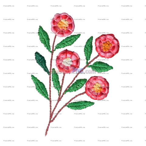 Brazilian embroidery flower bouquet