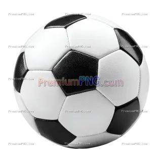 Related image: Classic Black and White Soccer Ball Transparent PNG
