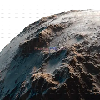 Related image: Close-up of a Rocky Planet Surface on Transparent Background | PNG Graphic