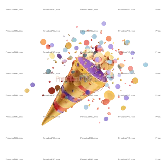 Related image: Festive Celebration 3D Confetti Popper and Party Firecracker Design