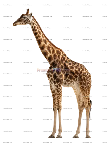 Full Body Giraffe Side View Transparent PNG - Free Download