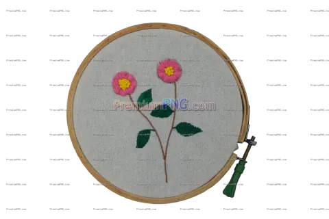 Hand embroidery flower Art - Exclusive Image