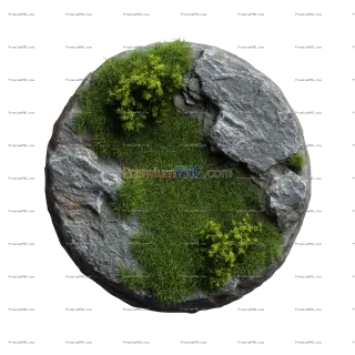 Related image: Lush Green Grass Growing on Rocky Surface – Natural Ground Cover Texture