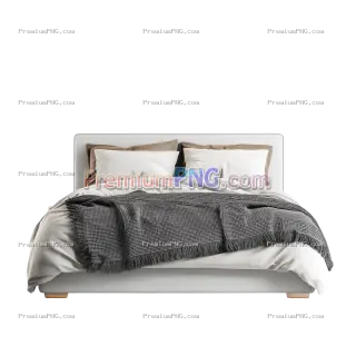 Related image: Modern Bed Isolated on Transparent Background