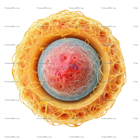 Peroxisome Cellular Organelle Structure Diagram PNG on Transparent Background