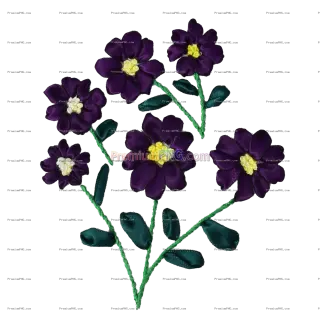 Related image: Ribbon embroidery flower cut